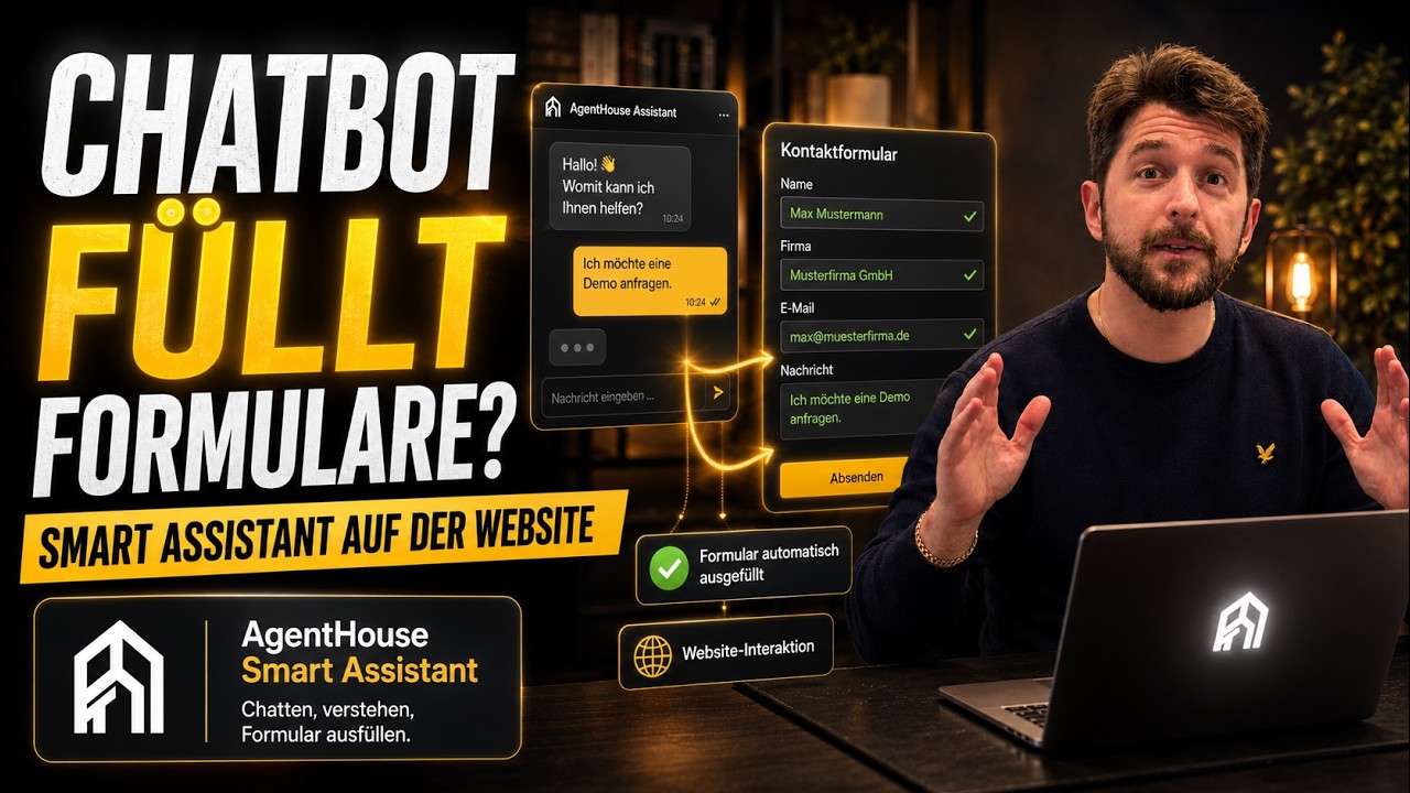 YouTube thumbnail: Ein ChatBot, der Formulare ausfüllt??